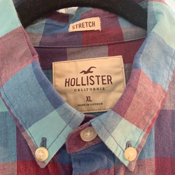 Hollister long sleeves polo shirt- XL - Picture 6 of 8